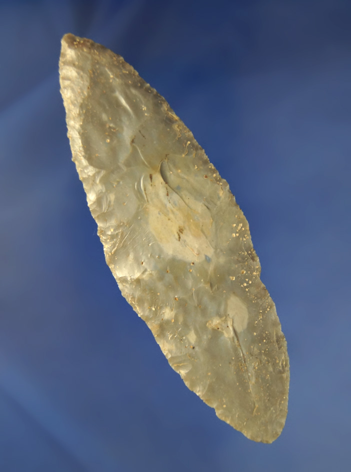 Thin! 4 13/16" Hornstone Blade found in Spencer Co.,  Indiana.