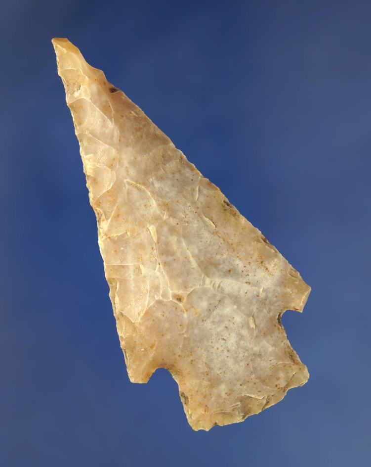 Nicely patinated 3" Texas arrowhead.