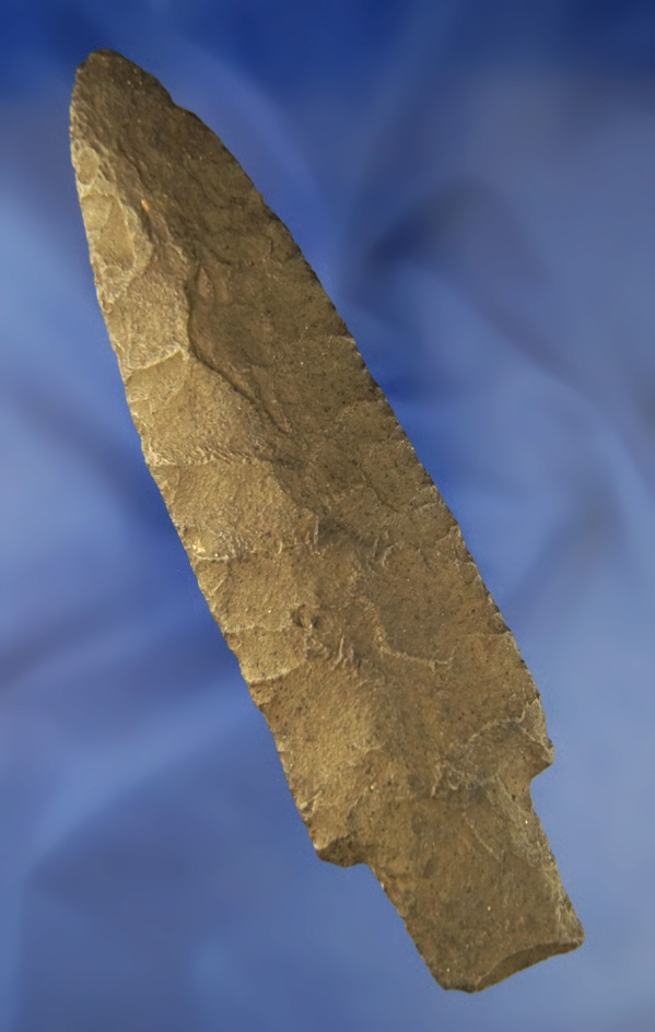 5 7/8" Adena found in Hancock Co.,  Indiana. Ex. Gary Noel collection. Comes with a Bennett COA.