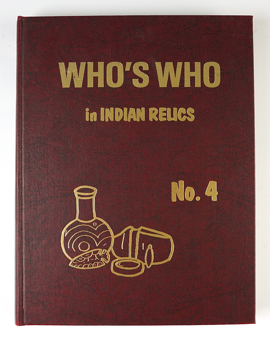 Hardcover Book: "Who's Who in Indian Relics" No. 4, First edition. In excellent condition.