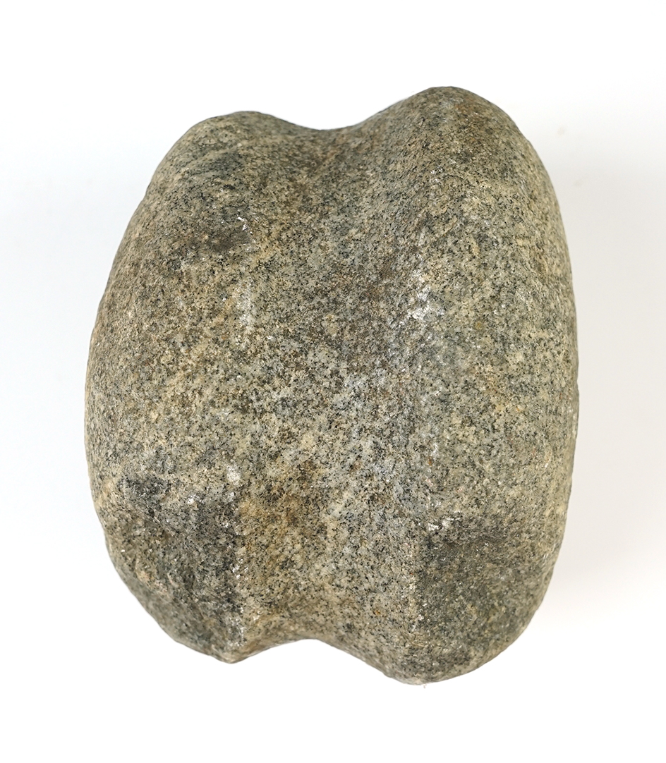 Nice 3 1/2" tall Full Grooved Maul found in St. Paul, Indiana.