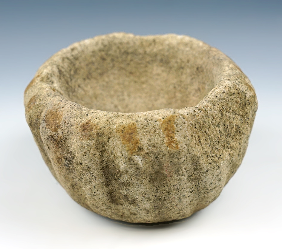 4 1/2" Diameter nicely styled stone bowl found near the Columbia River.