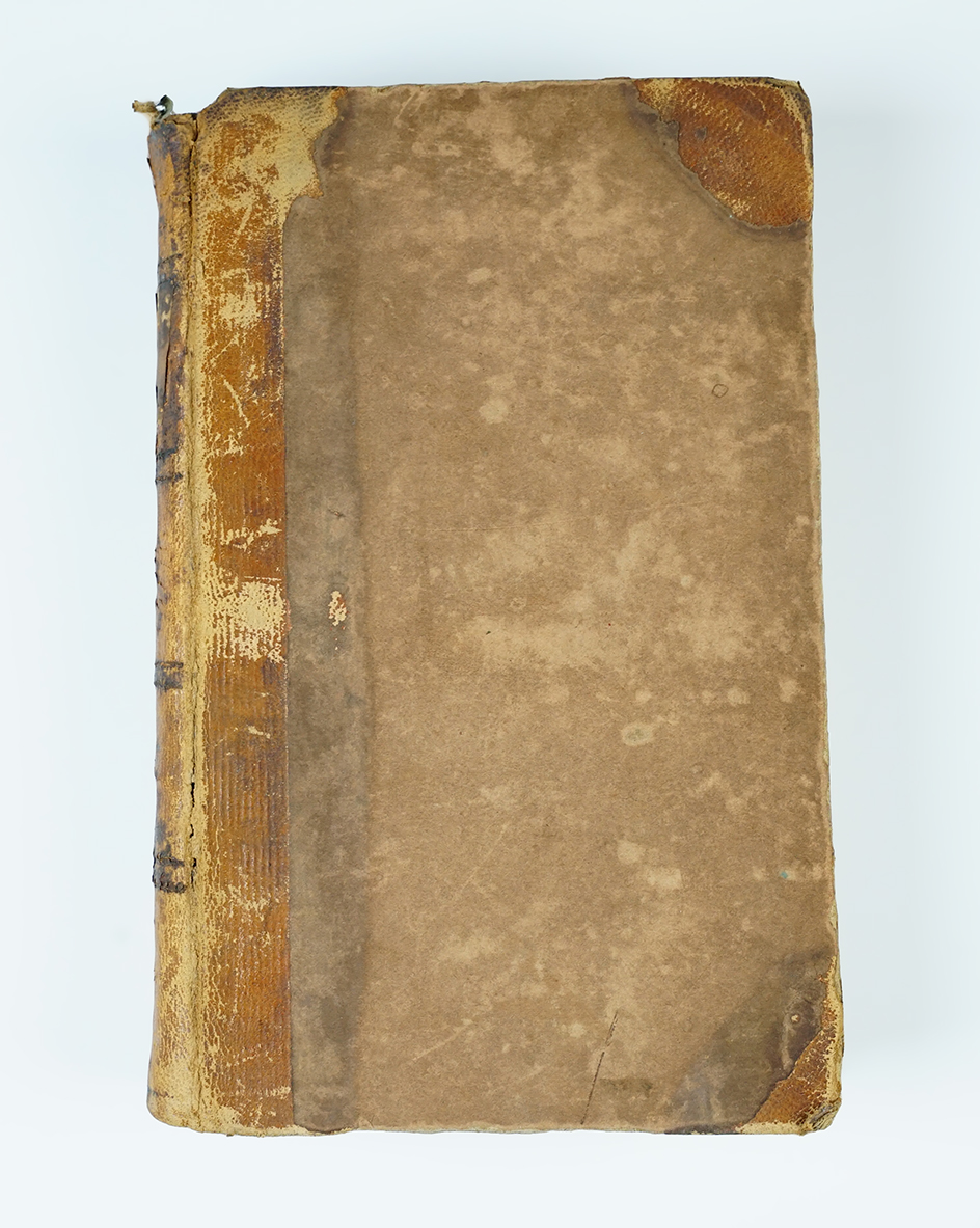 Hardcover book: " The History of the Five Indian Nations of Canada", wear from age.