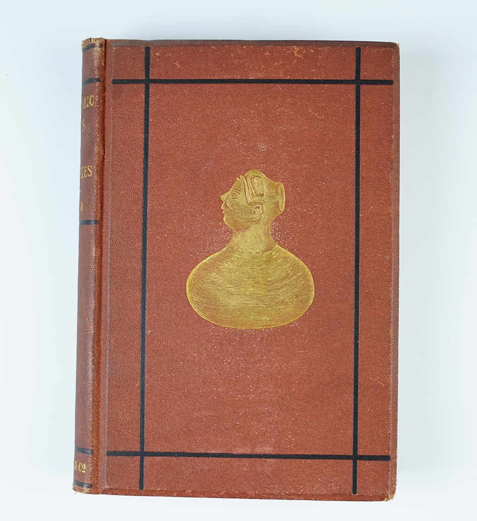 Hardcover book:  "Pre-Historic Races of the United States of America",  J.W. Foster, 1873.