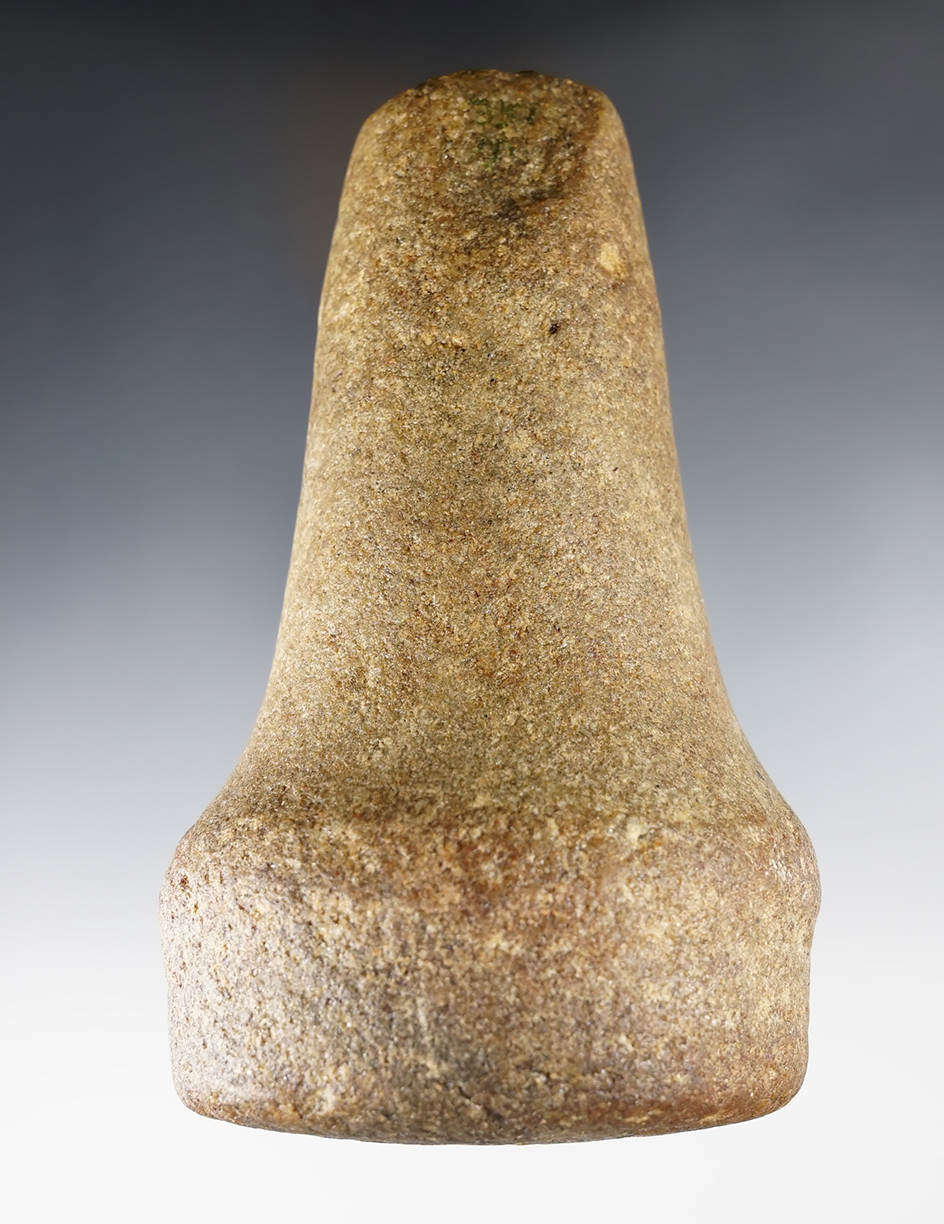 Fine 5 5/8" tall Ohio Bell Pestle made from patinated Quartz.