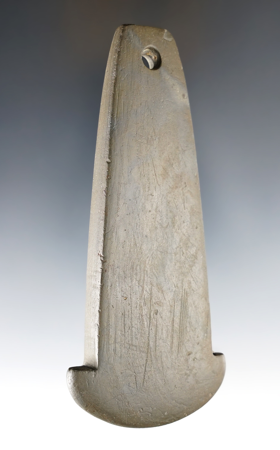 Very well made 4 7/16" Ohio Anchor Pendant made from patinated slate.