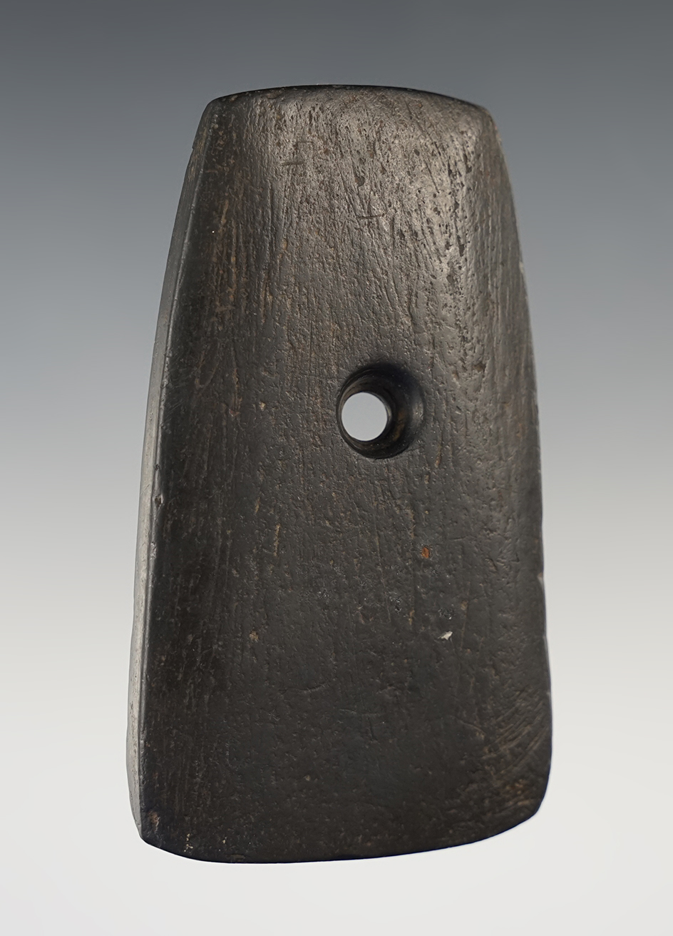 Finely made 3 3/8" Trapezoidal Pendant - Ohio. Pictured in "Who's Who" #11 on page 100. 