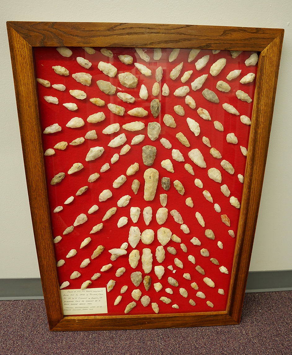 Pick-Up Only - CANNOT SHIP! Large framed cache group of 172 quartz preforms found in CT.