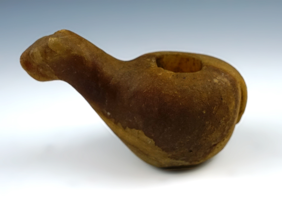 4 1/4" Pre-Columbian Llama Canopa made from beautiful Hardstone found in Peru.
