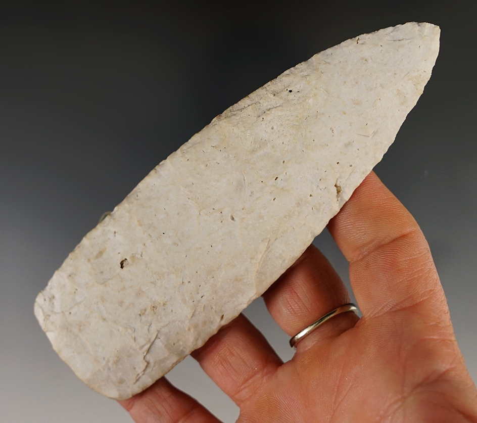 5" Paleo Lanceolate. One of five found in a cache - Alachua Co., Florida.