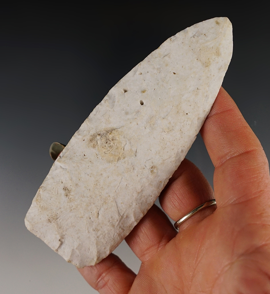 4 5/16"" Paleo Lanceolate. One of five found in a cache - Alachua Co., Florida.