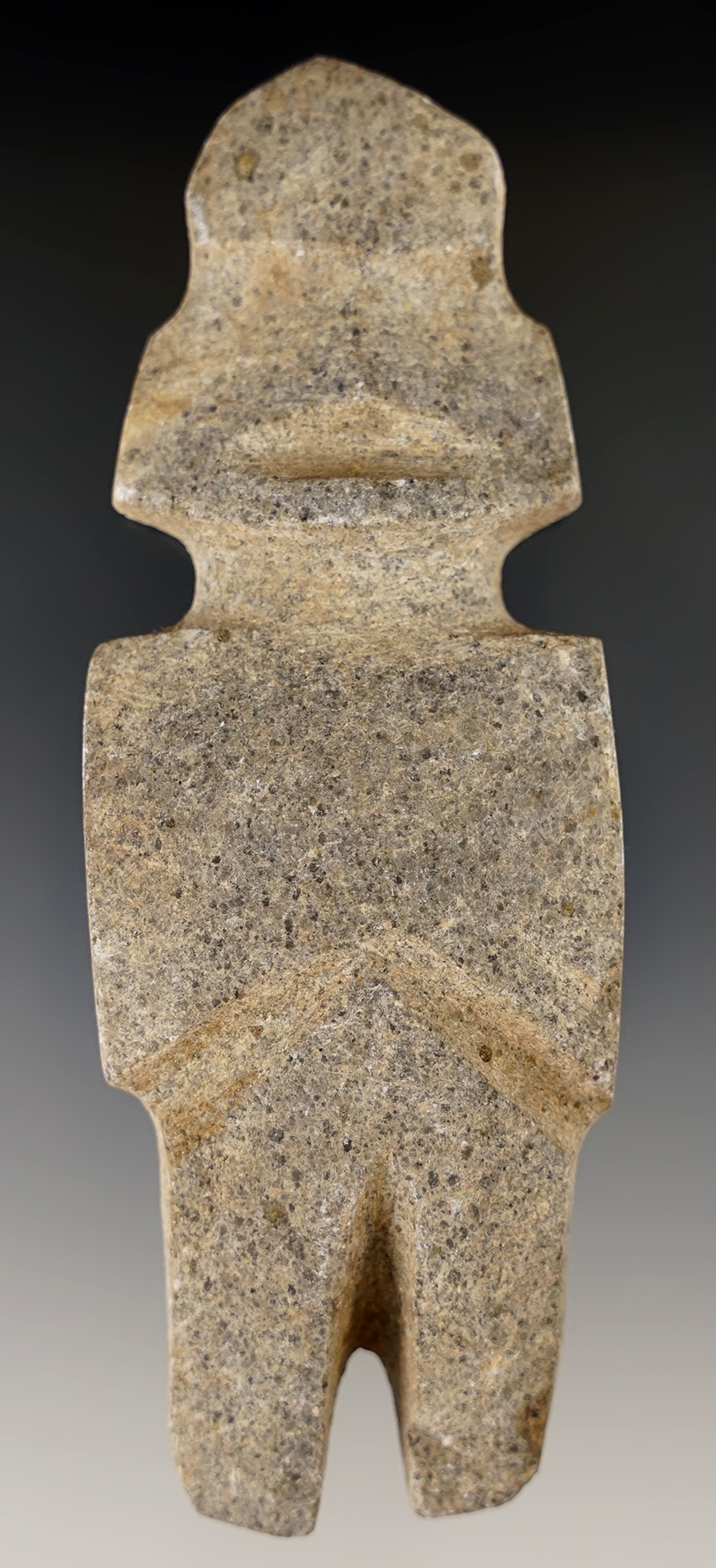 4 15/16" nicely carved Mezcala figure found in Mexico.