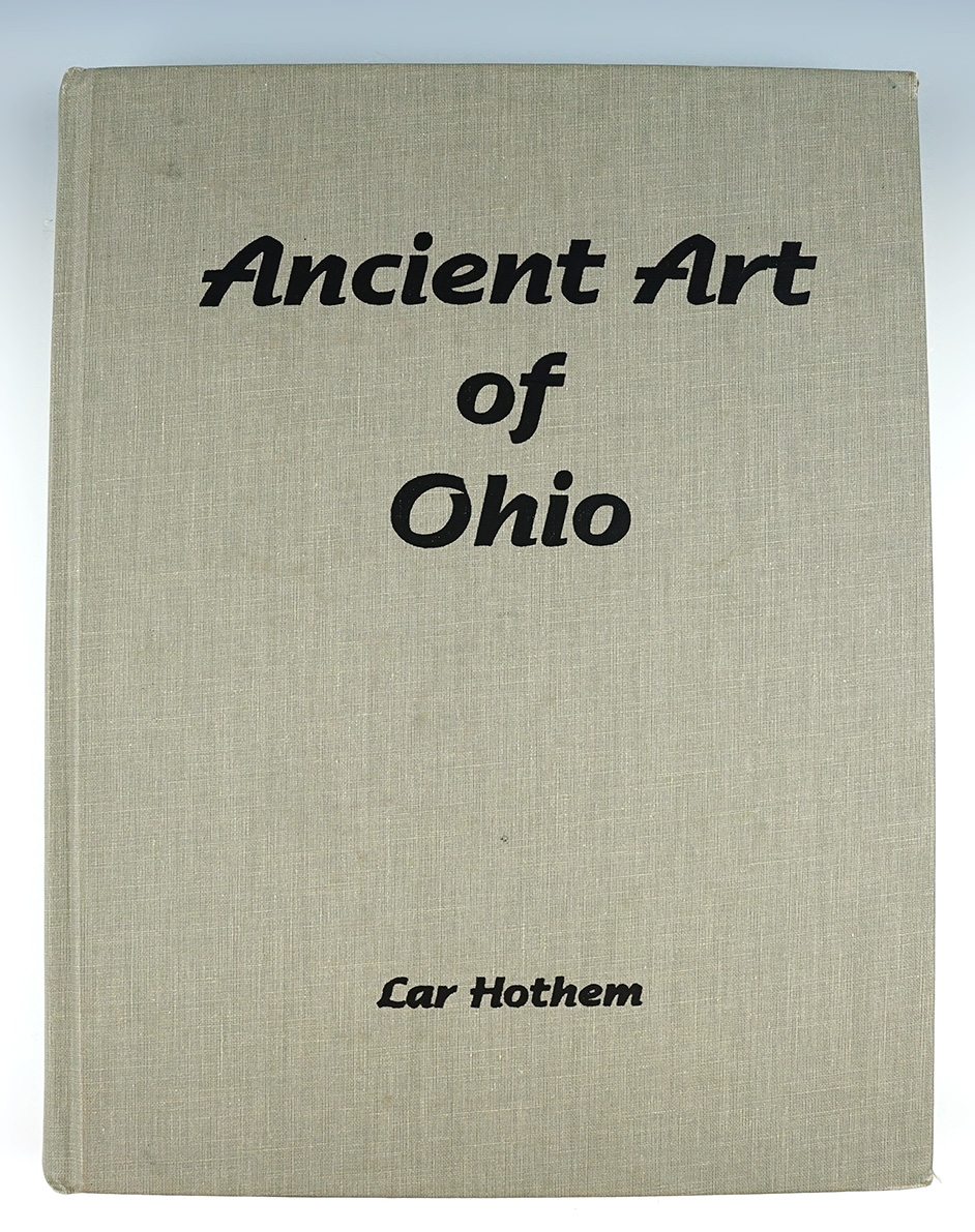 Hardcover book "Ancient art of Ohio" by Lar Hothem. First edition, 1994.