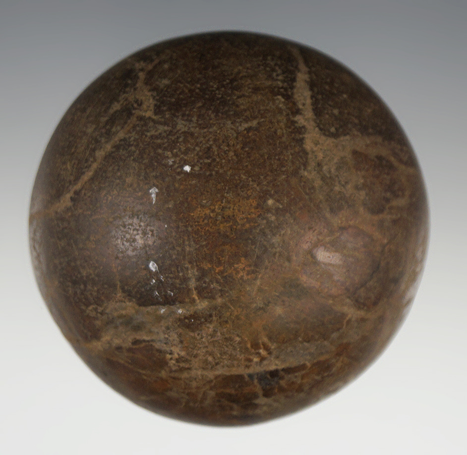 2" Diameter Cone - beautifully polished Hematite - Adams Co., Ohio. Ex. Ankrom. Jackson COA.