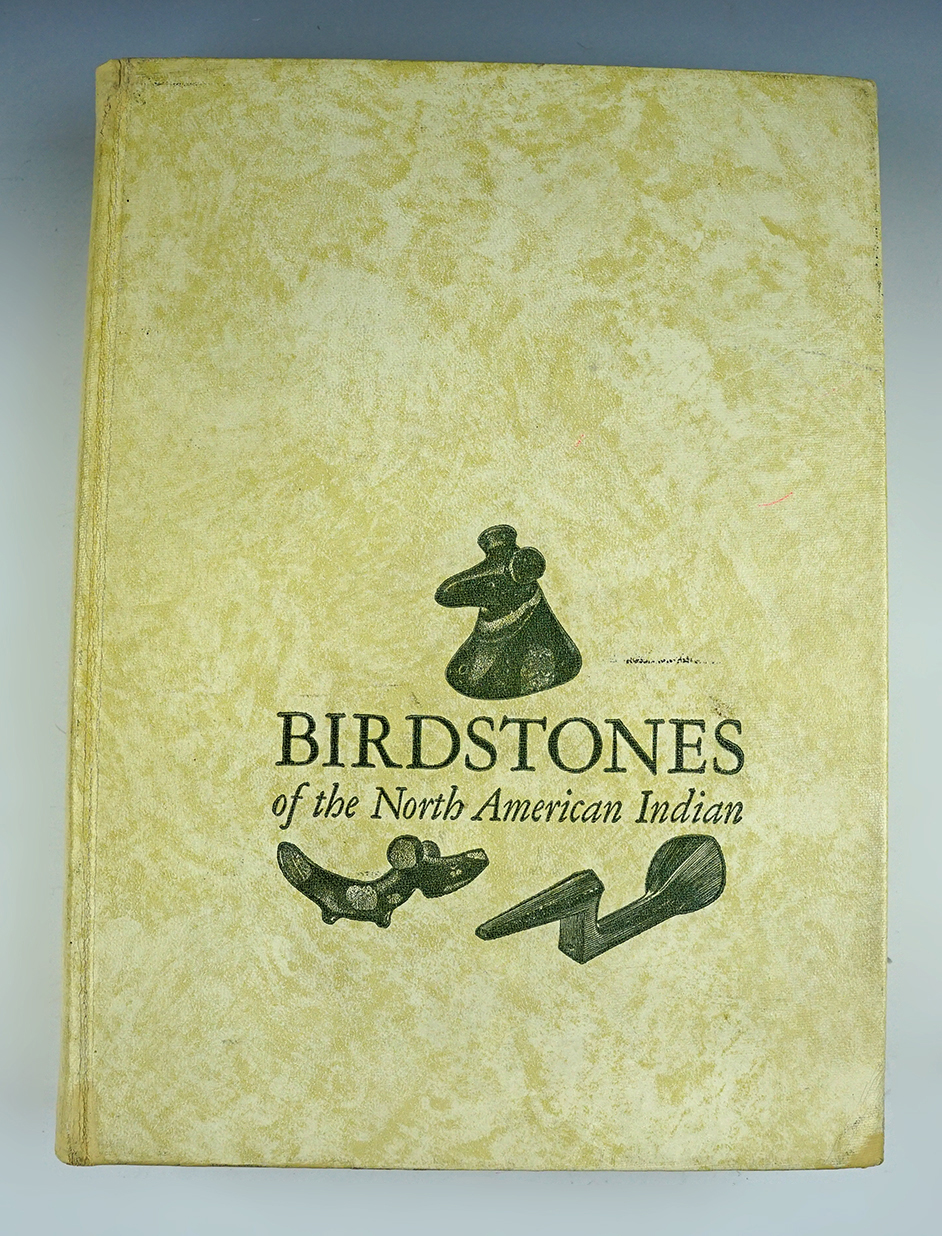 Rare first edition! "Birdstones of the North American Indian". By Earl C. Townsend, Jr.  1959.