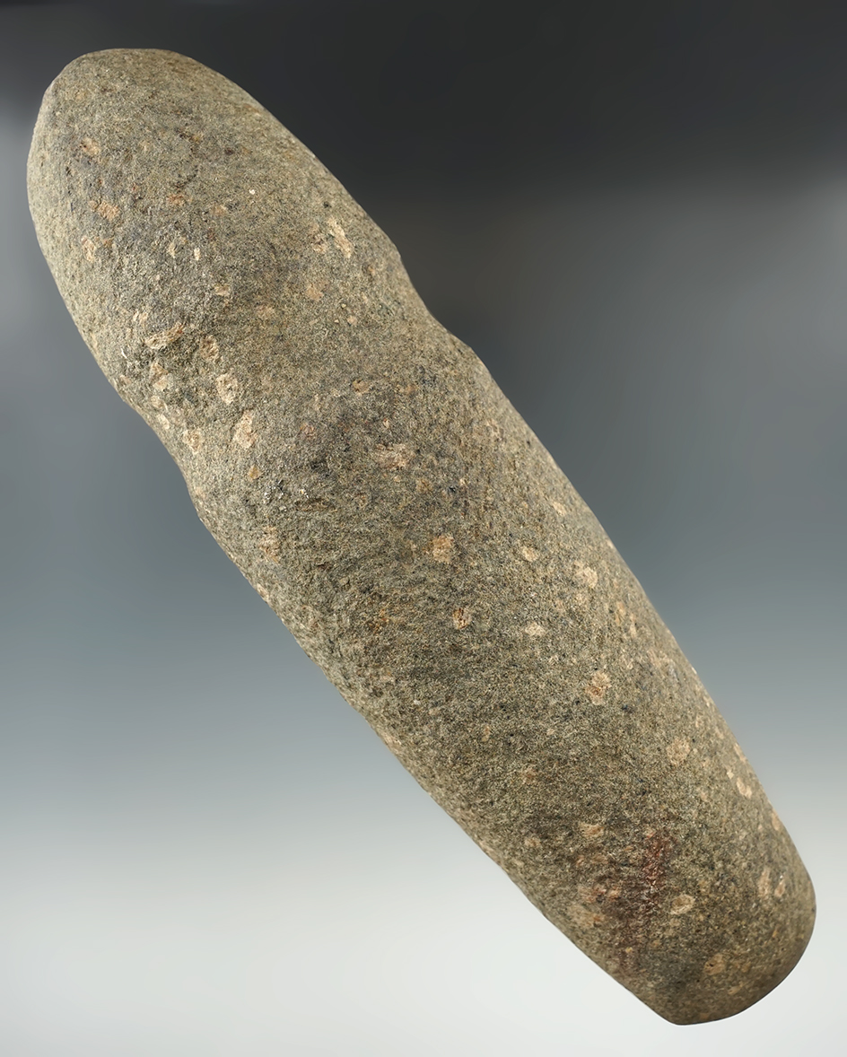 Large 10 1/8" three-quarter reverse grooved Adze in excellent condition - Clinton Co., New York.