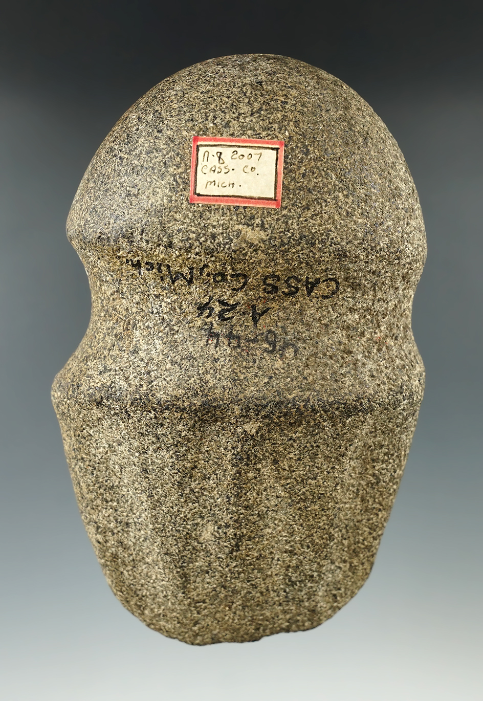 Sale Highlight ? Rare! Authentic 5 3/4" long fluted full grooved Axe found in Cass Co., Michigan.