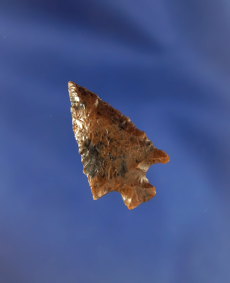 1 3/16" Mahogany Obsidian  Arrowhead found in Paradise Valley Idaho.