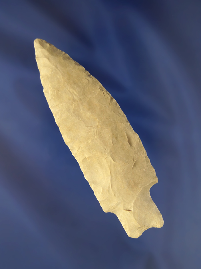 3 7/8" Peternales point found in Texas.