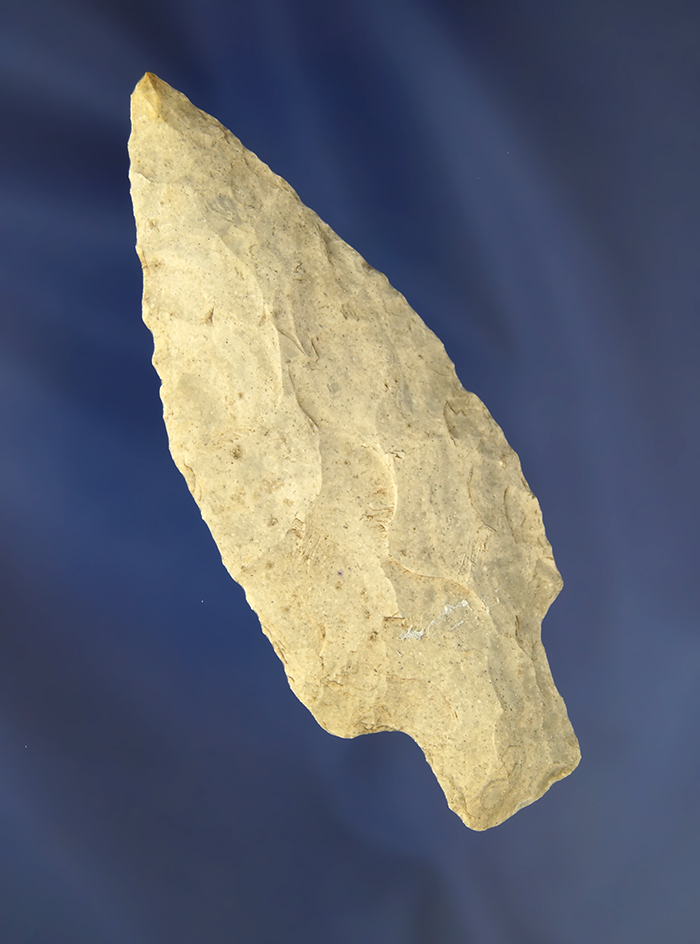 3 3/4" large and nicely patinated Stemmed Knife found in Central Texas.