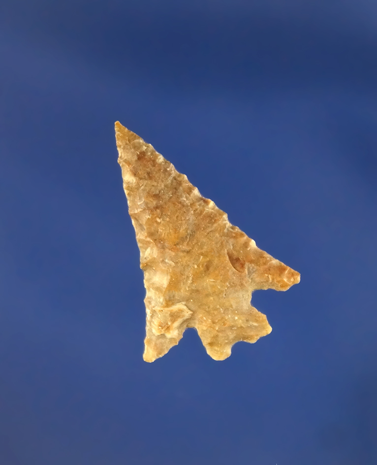 1" well made and nicely patinated Columbia Plateau split stem found near the Columbia River