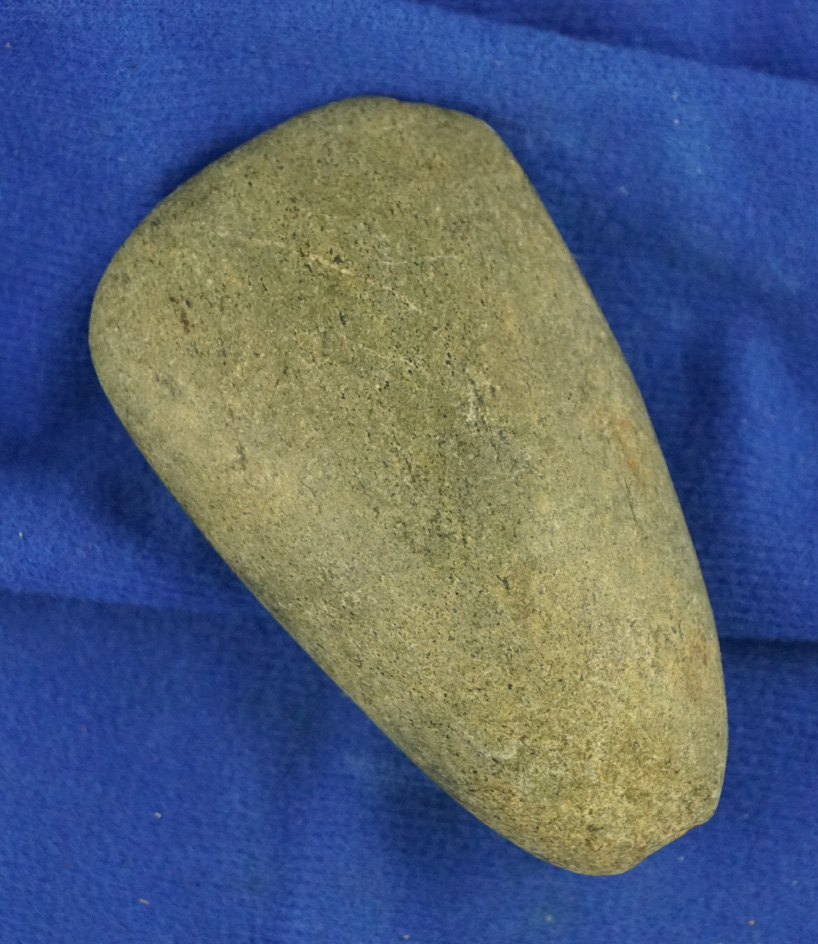 3 1/4" nicely polished Hardstone Celt found in Ohio.