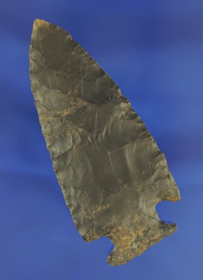 3 1/8" well styled Cornernotch found in Tennessee.