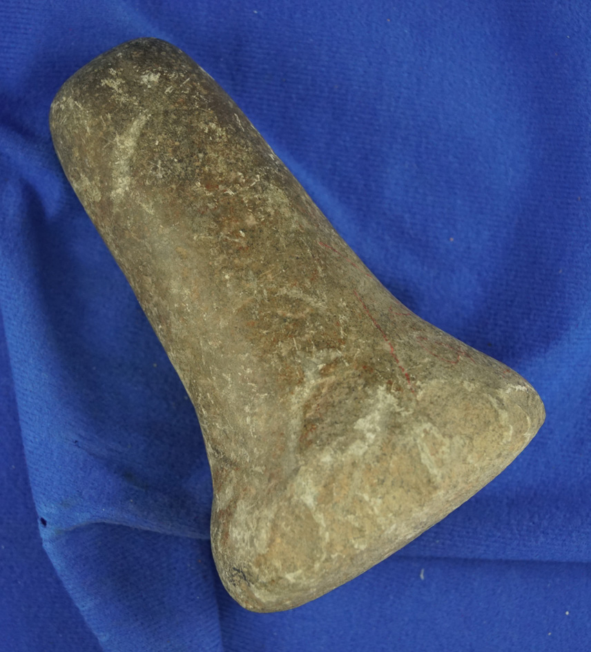 5 1/4" Pestle which was well used in ancient times found in New Jersey.