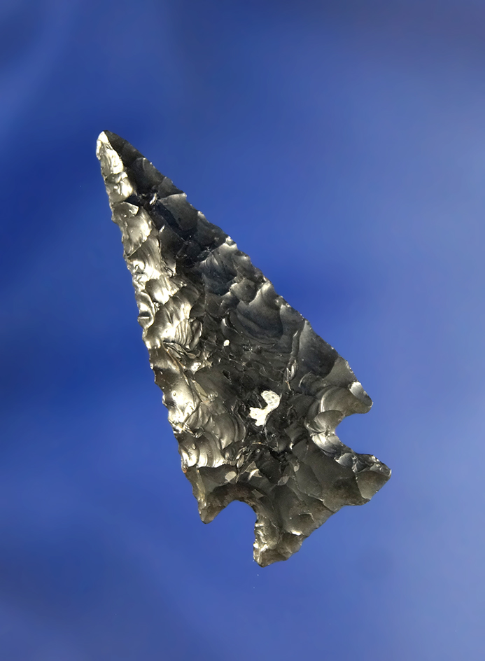 1 11/16" Snake River made from Obsidian, found in Oregon.