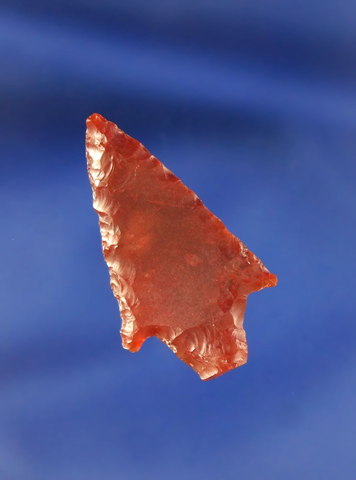 1 5/16" Rabbit Island made from beautiful highly translucent red agate - Columbia River Gorge.