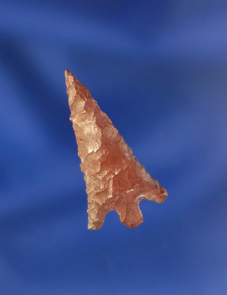 1" Columbia Plateau made from Jasper and found near the Columbia River, Washington.