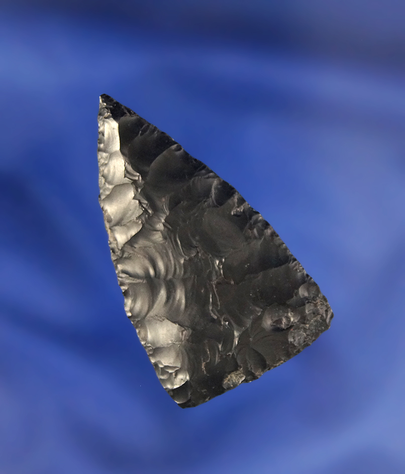 Nicely flaked of well styled 1 11/16" Columbia River Triangle  found on the Oregon side of the Colum