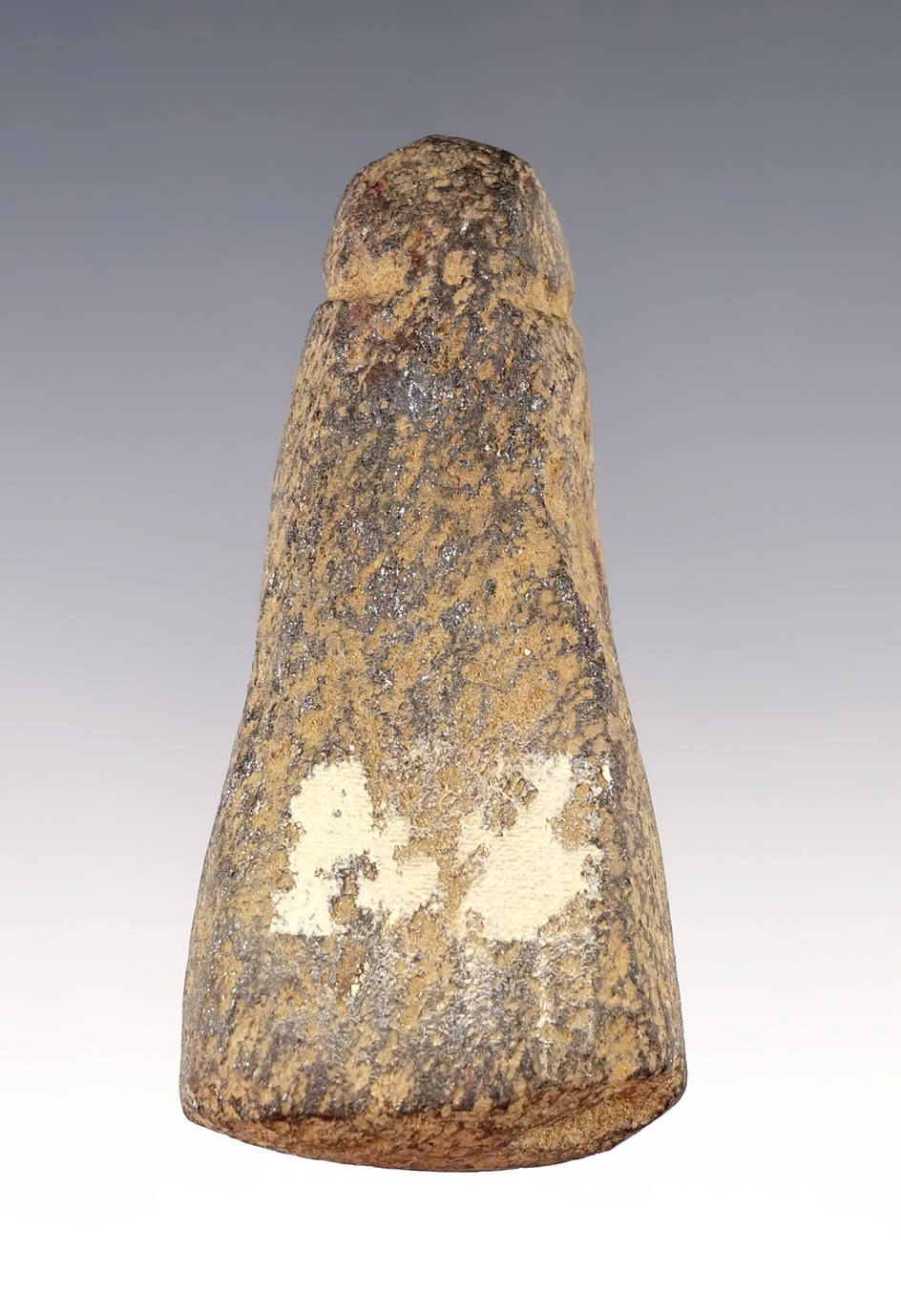 2 3/4" Plummet that is heavily patinated, found in Maine. 