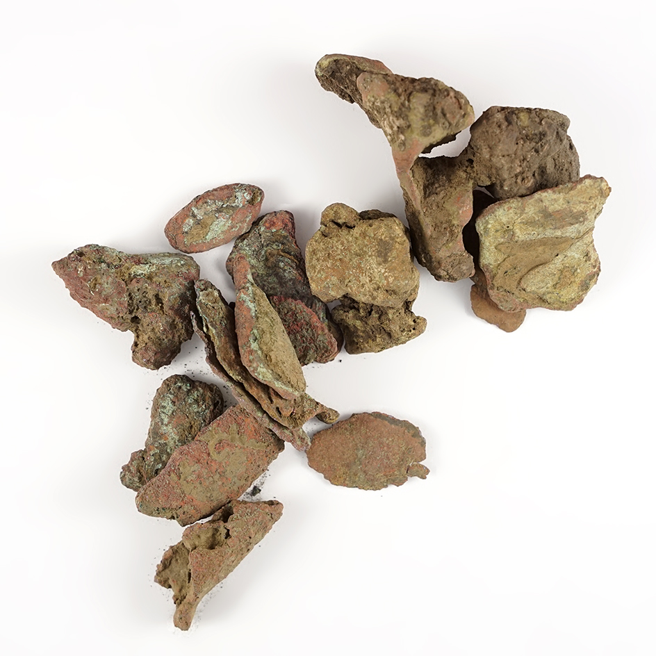 Set of Copper Ore pieces from the Art Gerber collection.