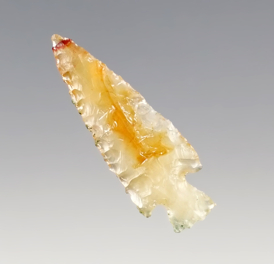 1 3/16" Rose Springs found in Oregon. Highly translucent and well made.