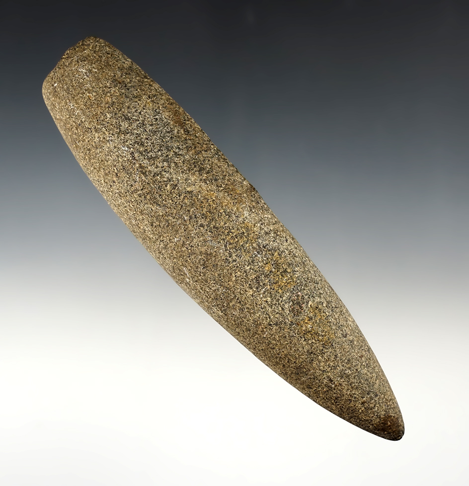 Unique 6 5/8" Intrusive Mound Hardstone Pick found in Hastings, Michigan.