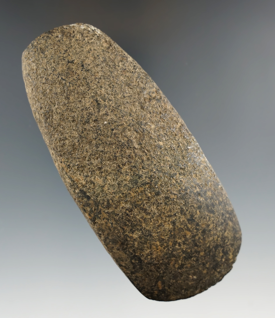 4 1/8" Celt found near Gunther Island, Humboldt Bay, Eureka, California by Hugh M Worchester.