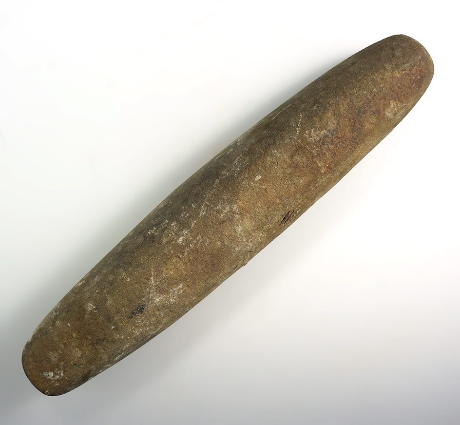 10 5/8" Roller Pestle found in New York.