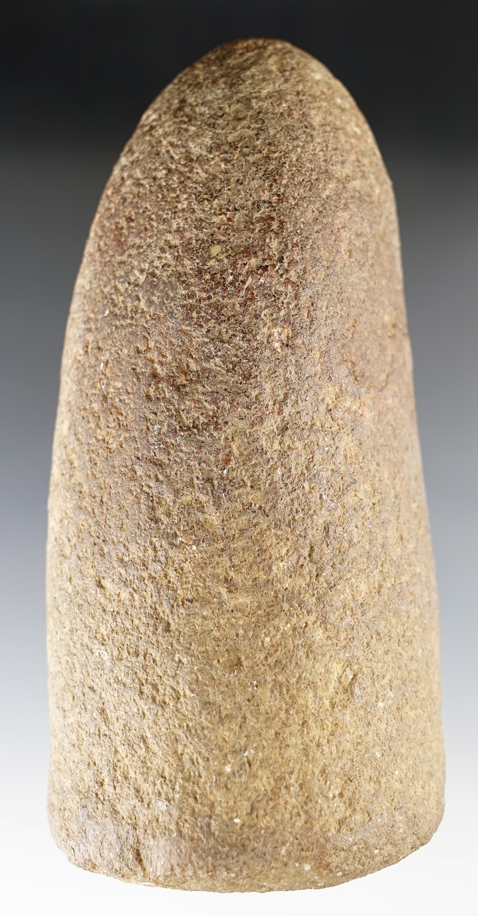 5 1/2" tall Pestle made from Hardstone. Found in Knox Co., Ohio.