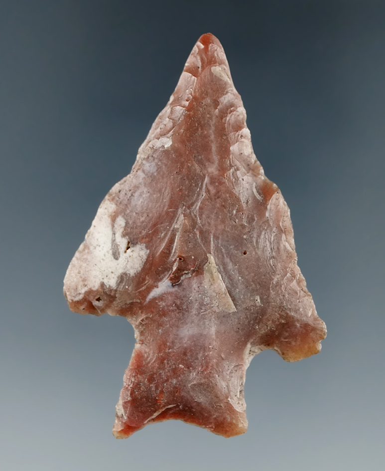 2 3/16" Levy variant with an exaggerated base made from attractive material found in Marion Co., Flo