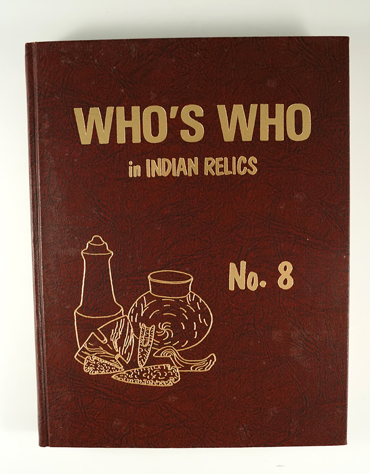 Hardcover book "Who's Who in Indian relics #8" in very good condition.