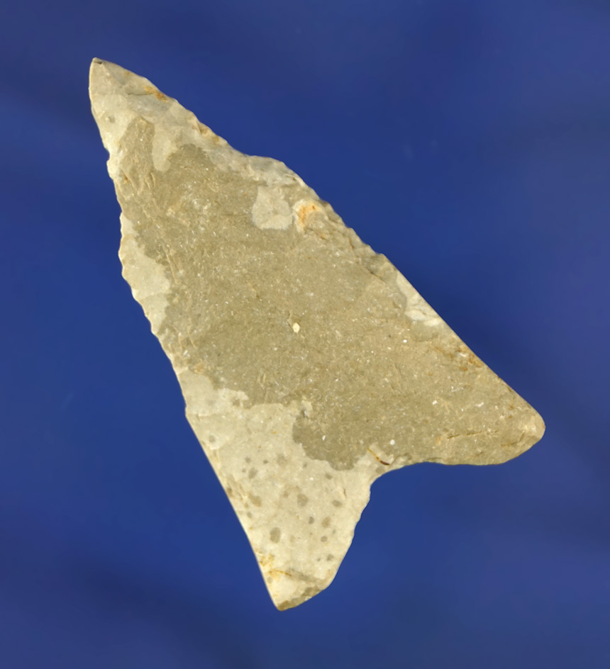 1 15/16" Golondrina Drill found in Coryell County Texas with heavily ground lower edges.