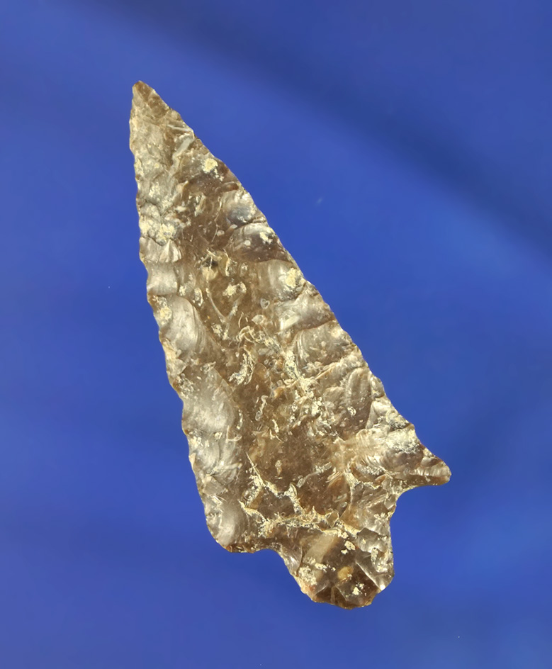 1 13/16" Rabbit Island Dart Point found by Norma Berg near the Columbia River