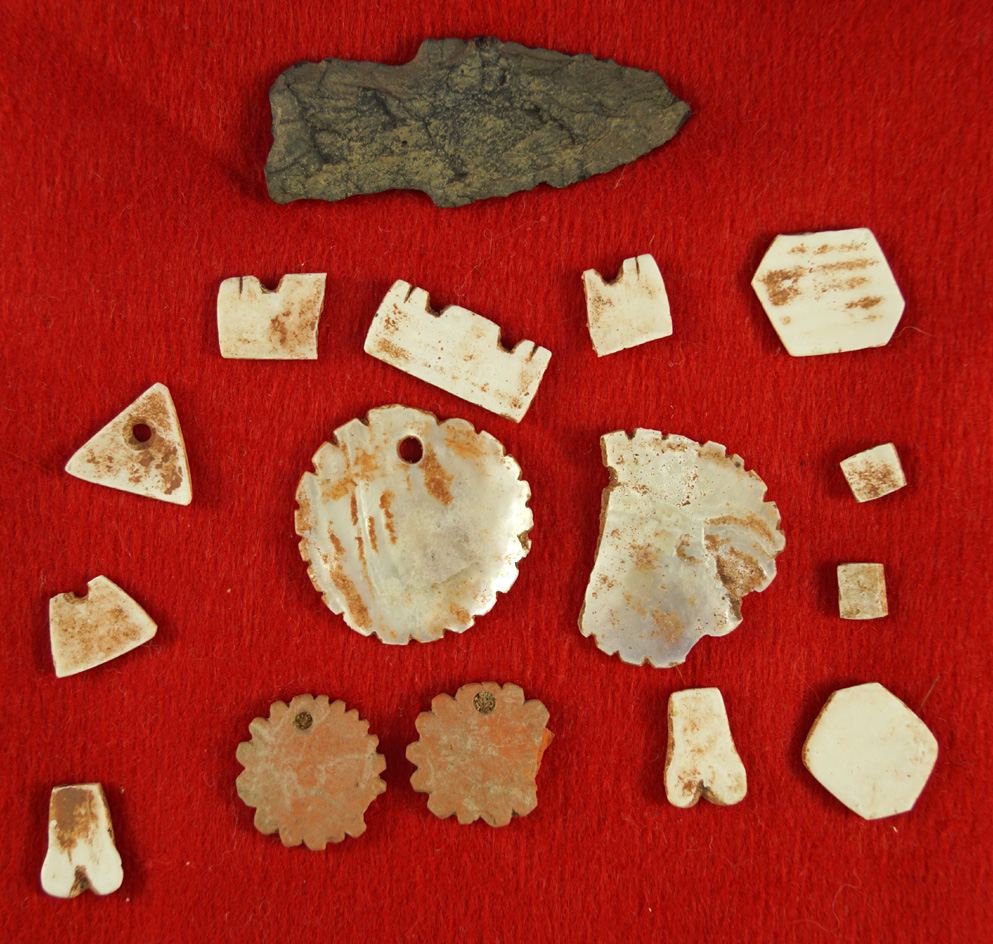 Nice group of artifacts that were personally found in Hay Hollow, Arizona by Syl Egan