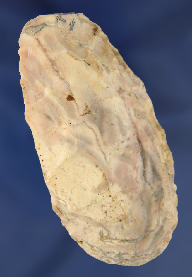 3 9/16" heat-treated Flint Blade found in Illinois.