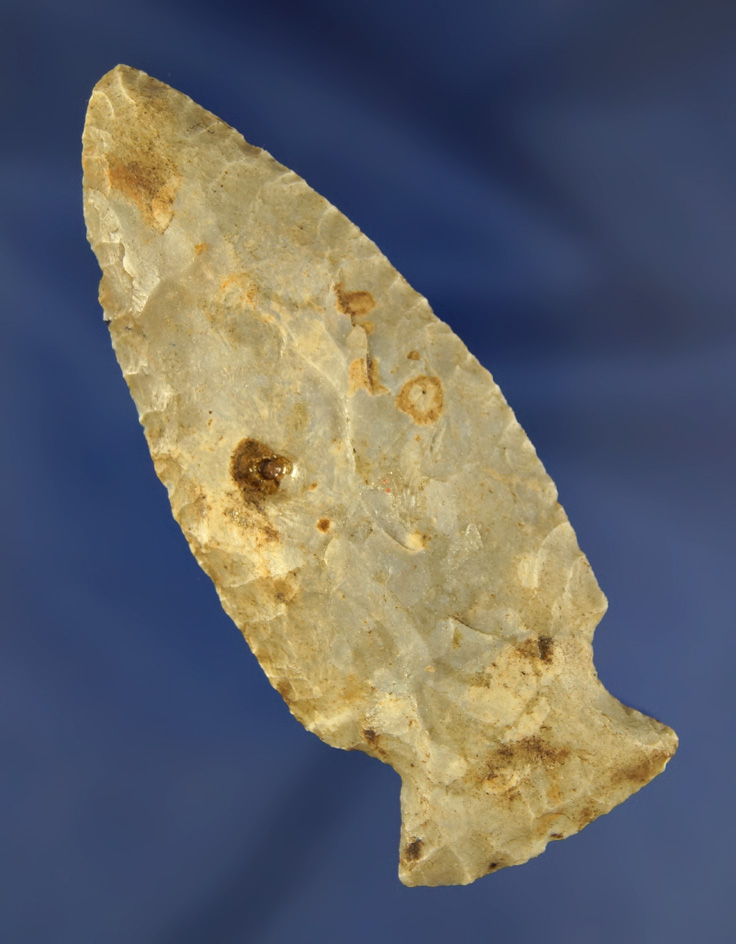 3 1/8" Side Notched Knife found in Kentucky.