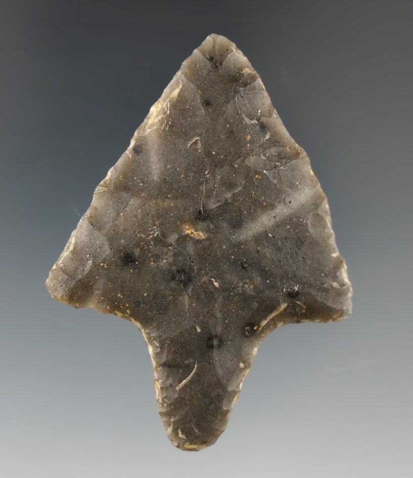 2 3/8" Gary made from Novaculite found in Western Arkansas. Comes with a Davis COA.
