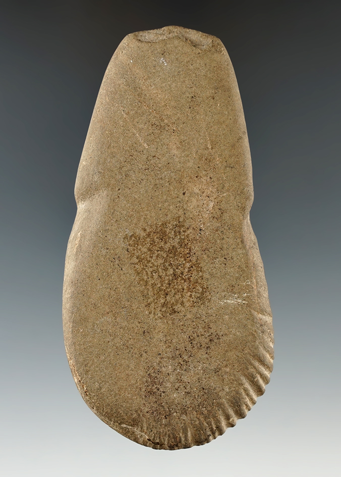 Nicely styled 4 1/8" Slate Sharpening Stone found in Livingston Co., New York.