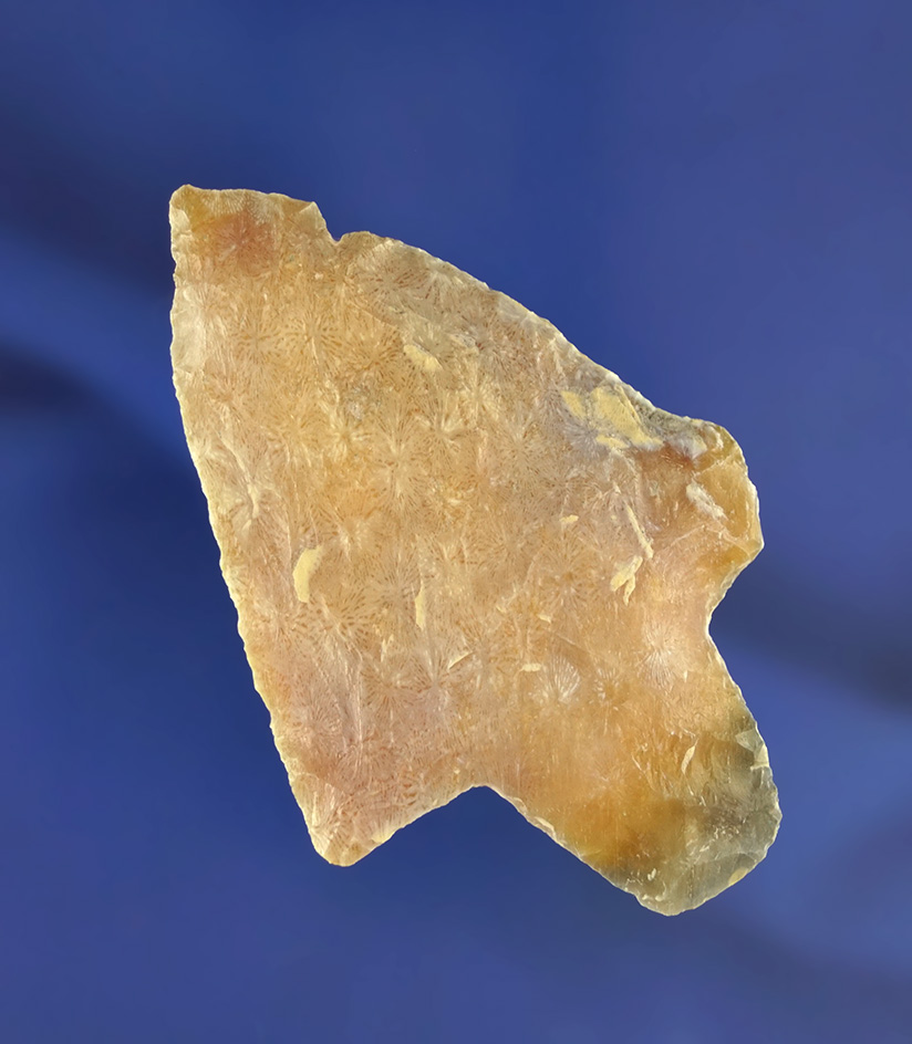 2 11/16" Marion made from beautiful semi translucent material that is well patinated.  Florida.