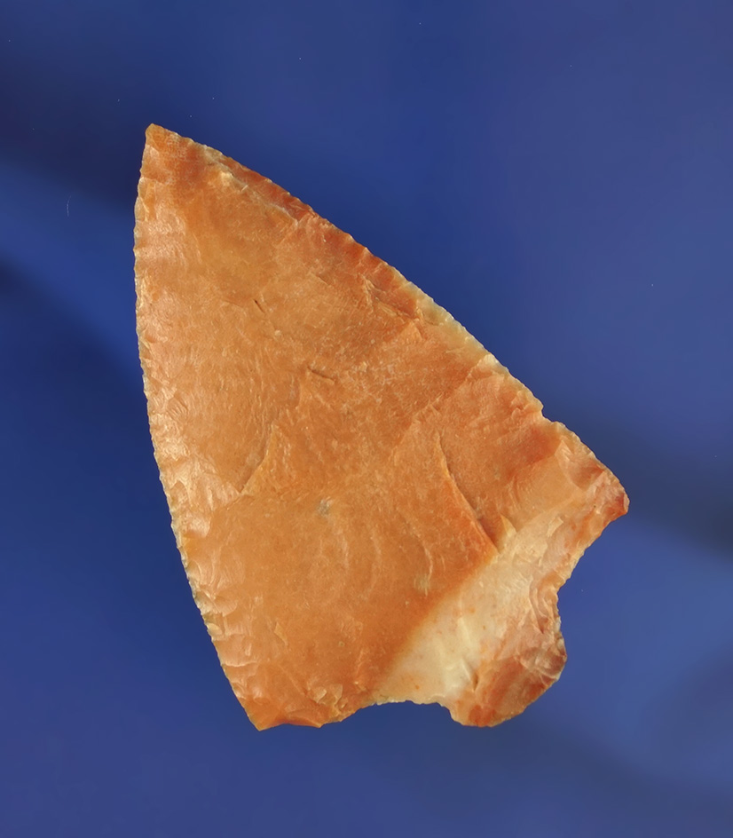 2 3/8" Marion found near St. Petersburg Florida made from beautifully colored material.